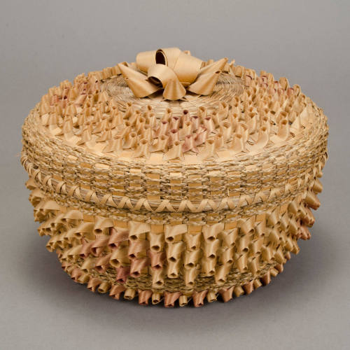 Lidded fancy basket