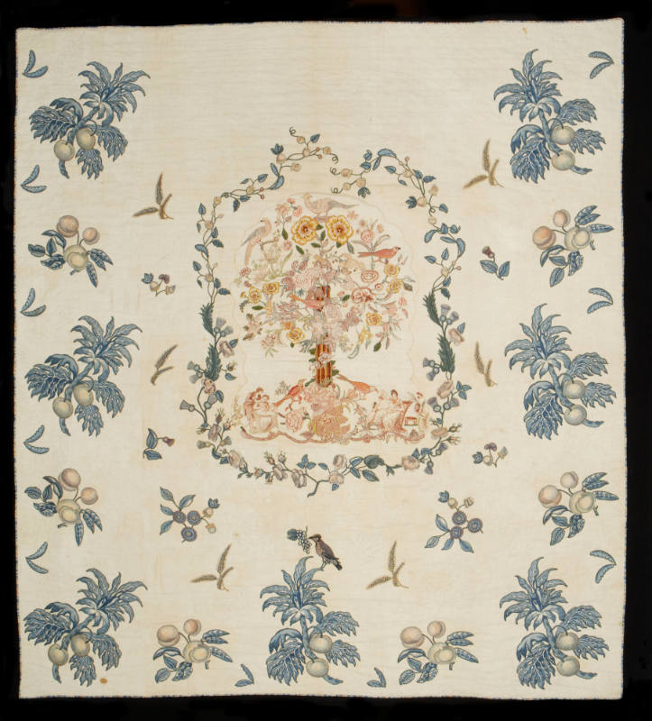 Broderie Perse or Chintz quilt