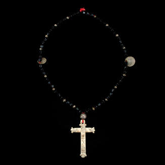 Necklace and cross pendant