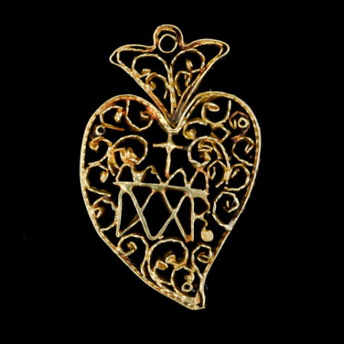 Sacred heart charm