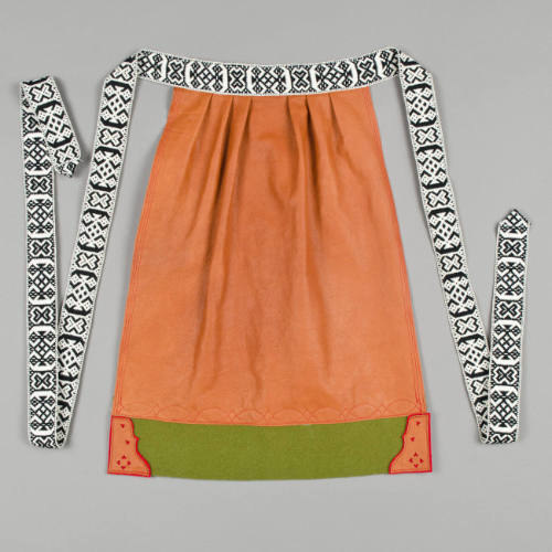 Malung girl's winter folkdräkt: Apron