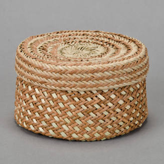 Twill weave basket