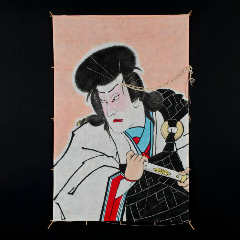 Kaku Dako (kite) with Kabuki actor