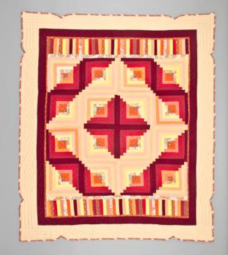 Log Cabin Quilt, Barn Raising Variation