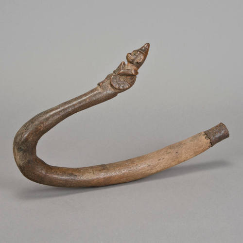 Monkey figure sickle handle