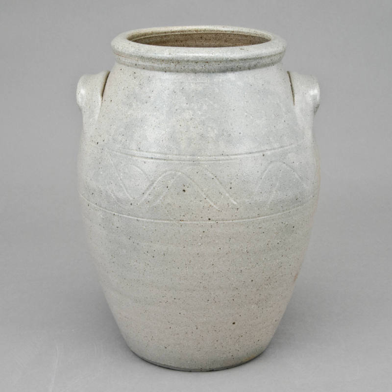 Stoneware jar