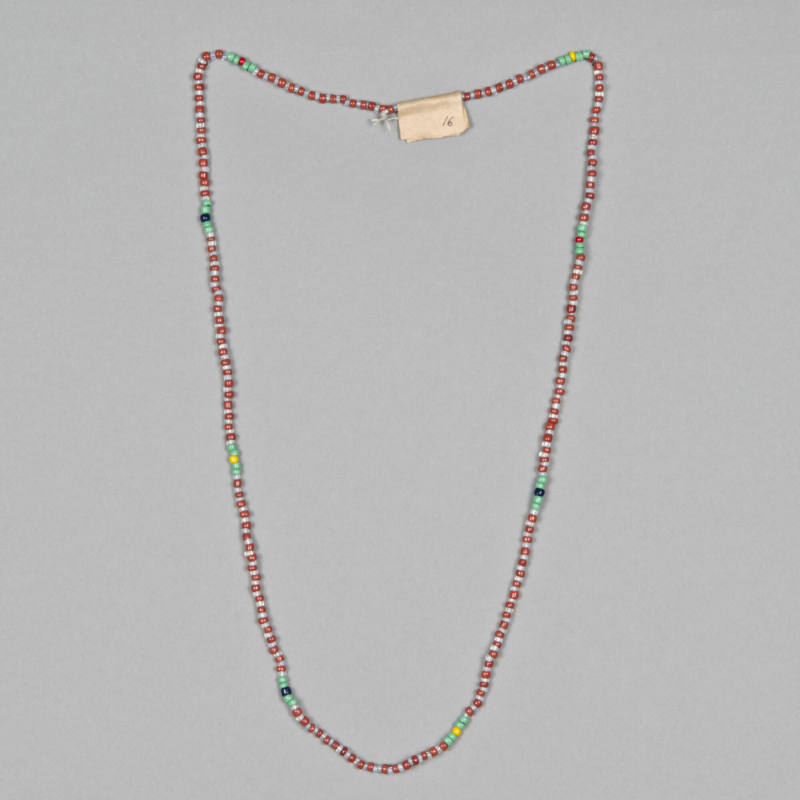 Santeria ritual necklace for San Cristobal or Algayu