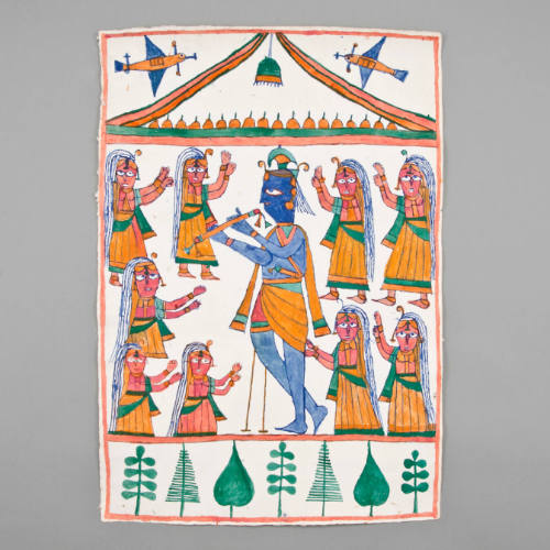 Krishna and the Gopis (cow herding girls)