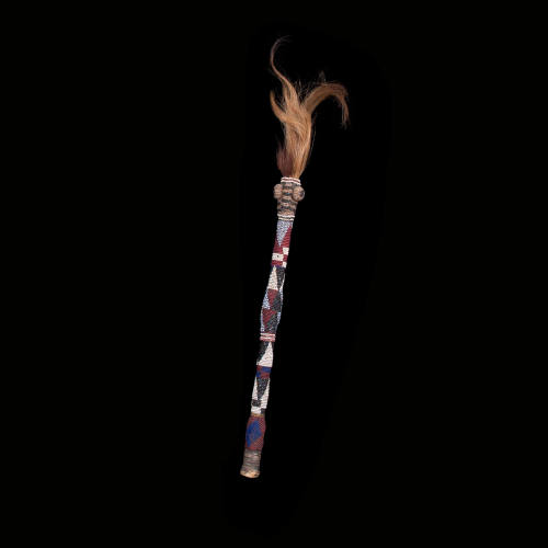 Oba's beaded fly whisk (irukere)