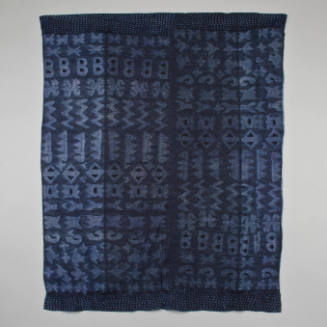 Adire oniko, woman’s wrapper cloth