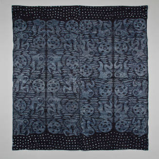 Adire oniko, woman’s wrapper cloth