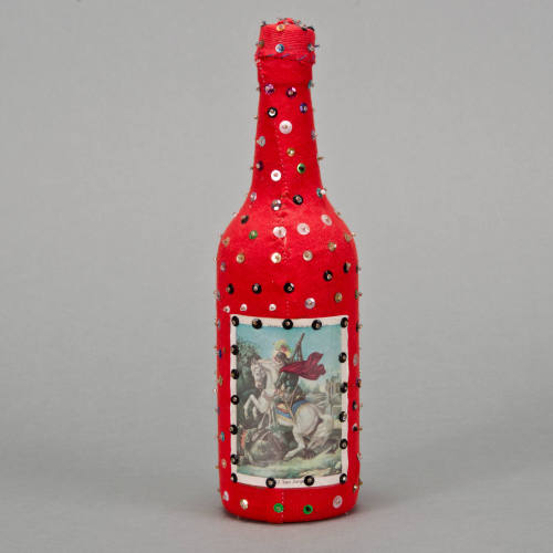 Ogou libation bottle