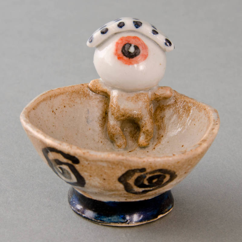 Medama Oyaji sake cup