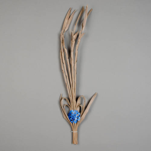 Braided Palm Frond with Cut Ribbon Flower