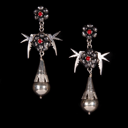 Tzintzun (Hummingbird) earrings