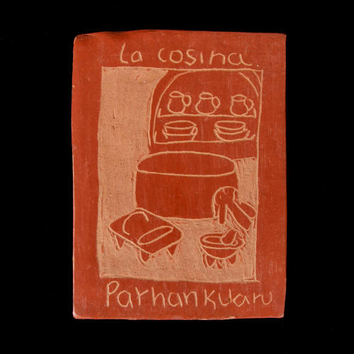 Pottery tablet, La Cosina / Parhankuaru