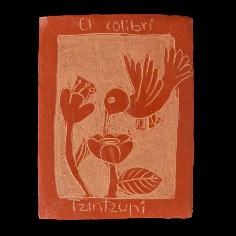 Pottery tablet, El Colibri/Tzintzuni