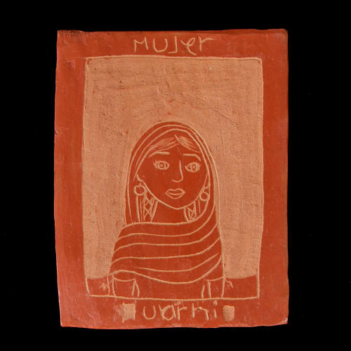 Pottery tablet, Mujer / Uarni