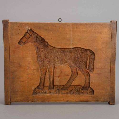 Horse pastry mold