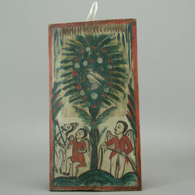 Retablo, Abraham Visited by Three Angels