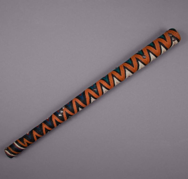 Wire-wrapped stick or bat