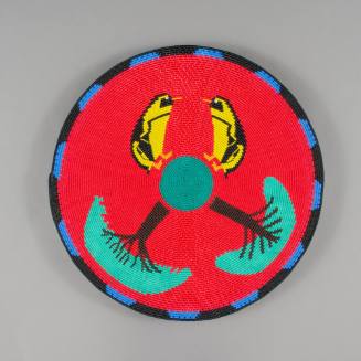 Wire basket, "penguins"