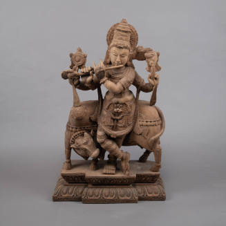 Krishna playing the flute
