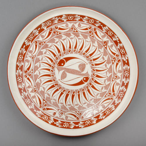 Plate with fish