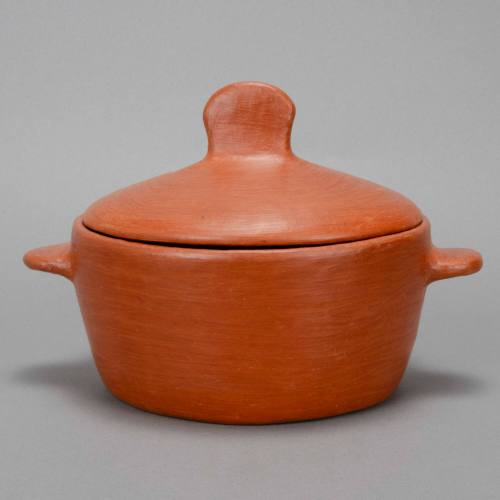 Barro rojo (redware) beanpot