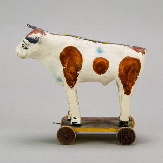 Pull-toy, cow