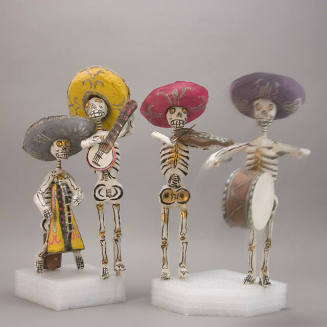 Set of Skeleton Musicians