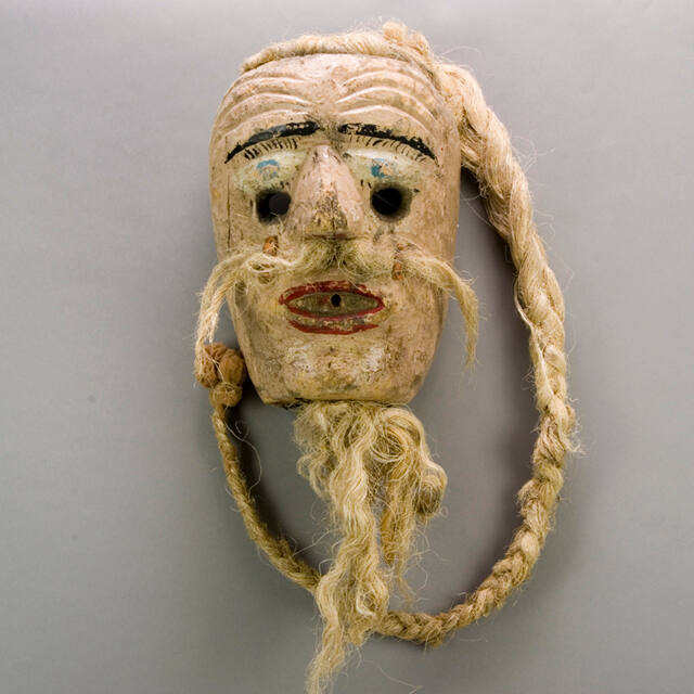 Hermit mask for Pastorela dance