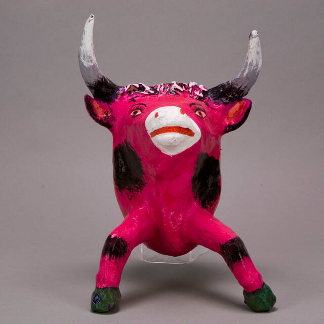 Pink Bull, Hobby Horse Head w/o pole