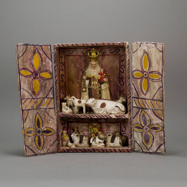 Retablo, Virgin of Carmen