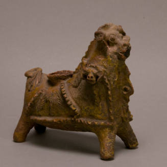 Alpaca ceremonial  vessel (conopa)