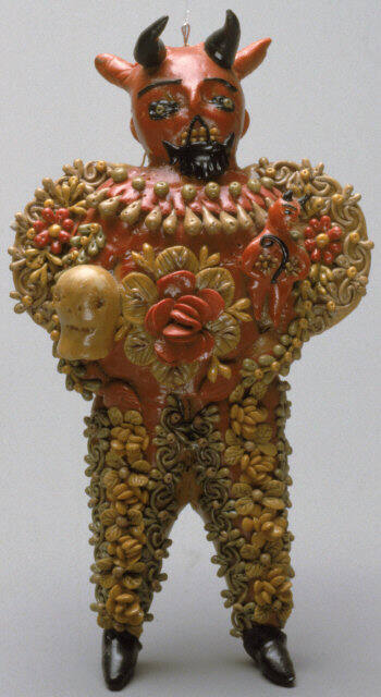 Bread Dough Ornament, Devil