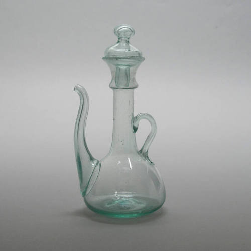 Jar with stopper, olive oil serving jar