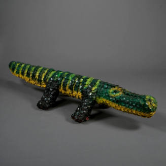 Bottle cap alligator