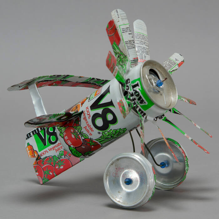 V8 Tin can airplane