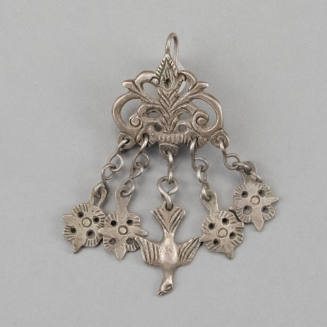 Earrings, chatelaine