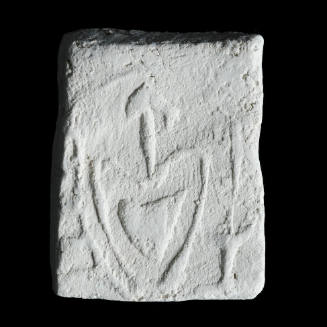 Sacred clay tablet with two hearts