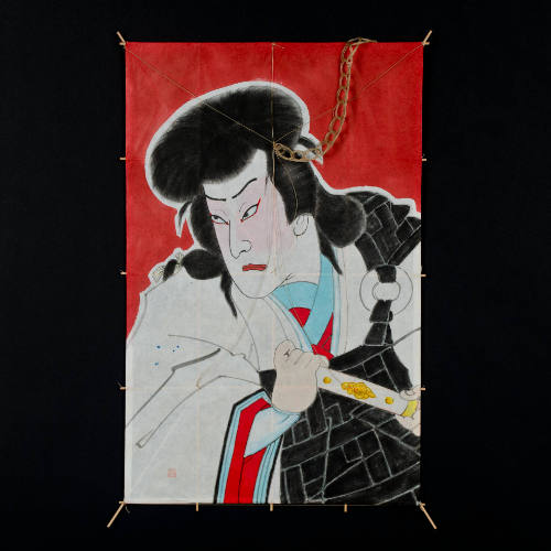 Edo Dako (kite) depicting Kabuki actor