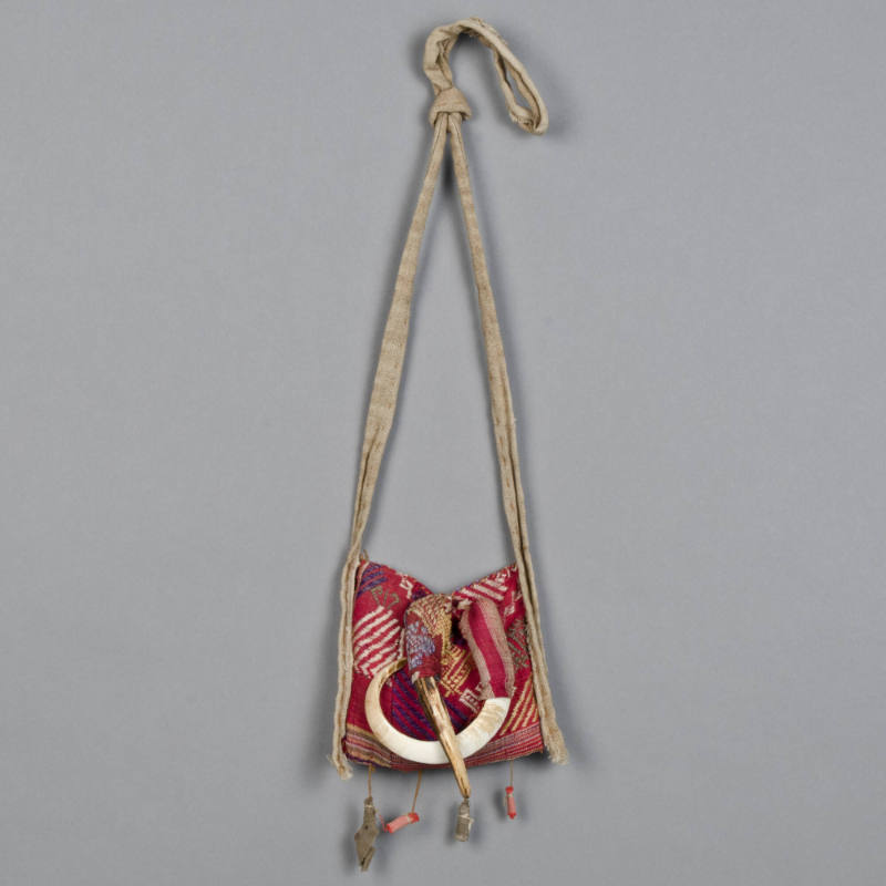 Sealed talismanic pouch, worn by women for protection from luring spirits