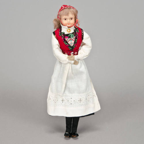 Hardanger wedding procession doll set - young girl