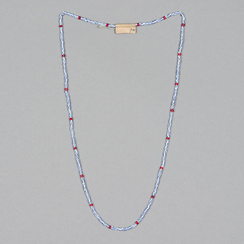 Santeria ritual necklace for Babalu Aye or Chango