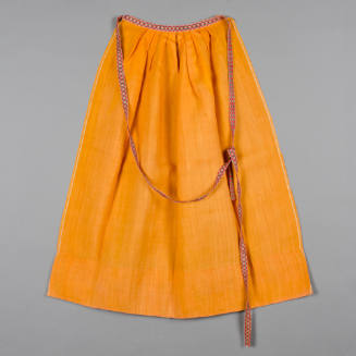 Gul raskmajd (yellow waxed wool apron)
