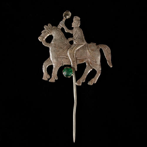 Pin, horse and rider