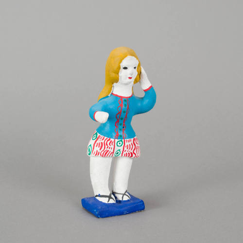 Figure, woman with hand at head