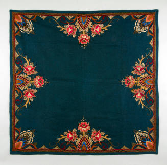 Embroidered blanket