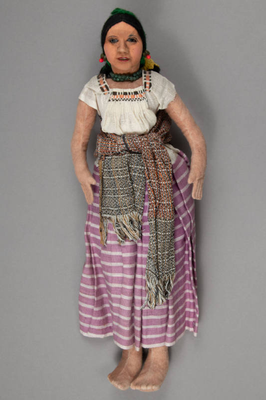 Woman with Child on Back